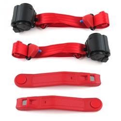 SafeTBoy 3-Point Retractable Push Button Buckle Lap Belts for 1971-1973 MUSTANG - STBCF96C