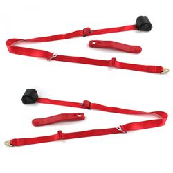 SafeTBoy 3-Point Retractable Push Button Buckle Lap Belts STBCF978