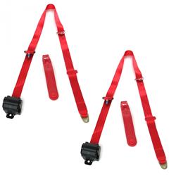 SafeTBoy 3-Point Retractable Push Button Buckle Lap Belts for 1958 IMPALA - STBCF9B9