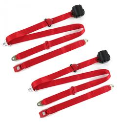 SafeTBoy 3-Point Retractable Push Button Buckle Lap Belts STBCFA0E