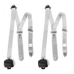 SafeTBoy 3-Point Retractable Push Button Buckle Lap Belts for 1961-1964 IMPALA - STBCFA6D