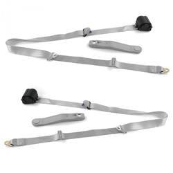 SafeTBoy 3-Point Retractable Push Button Buckle Lap Belts STBCFA95