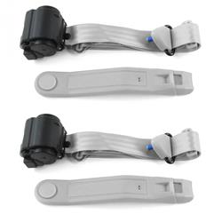 SafeTBoy 3-Point Retractable Push Button Buckle Lap Belts for 1971-1973 MUSTANG - STBCFA93