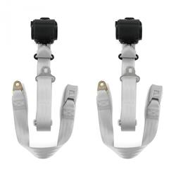 SafeTBoy 3-Point Retractable Push Button Buckle Lap Belts STBCFA97