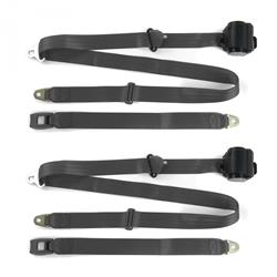 SafeTBoy 3-Point Retractable Push Button Buckle Lap Belts for 1942-1947 1 TON PICKUP, 1/2 TON PICKUP, 3/4 TON PICKUP - STBCFB82