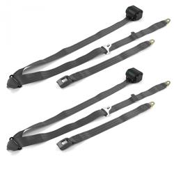 SafeTBoy 3-Point Retractable Push Button Buckle Lap Belts for 1961-1964 IMPALA - STBCFB94