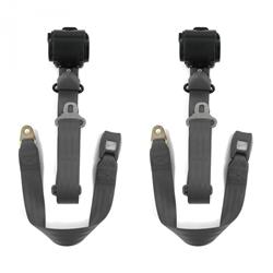 SafeTBoy 3-Point Retractable Push Button Buckle Lap Belts STBCFBB7