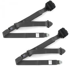 SafeTBoy 3-Point Retractable Push Button Buckle Lap Belts STBCFBD8