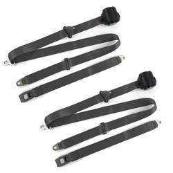 SafeTBoy 3-Point Retractable Push Button Buckle Lap Belts for 1967-1976 THUNDERBIRD - STBCFBE6
