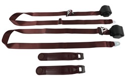 SafeTBoy 3-Point Retractable Push Button Buckle Lap Belts for 1973-1991 BLAZER, JIMMY, 1975-1986 K5 BLAZER - STBCFD46