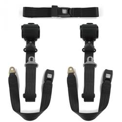 SafeTBoy 3-Point Retractable Push Button Buckle Lap Belts STBCFE0A