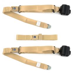 SafeTBoy 3-Point Retractable Push Button Buckle Lap Belts for 1970 FAIRLANE, RANCHERO, TORINO - STBCFF45