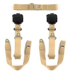 SafeTBoy 3-Point Retractable Push Button Buckle Lap Belts STBCFF2F