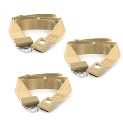 SafeTBoy 3-Point Retractable Push Button Buckle Lap Belts for 1961-1965 D100 SERIES, D200 SERIES, D300 SERIES - STBCFF7F