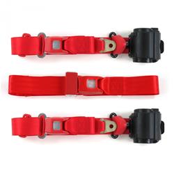 SafeTBoy 3-Point Retractable Push Button Buckle Lap Belts STBCFFF6