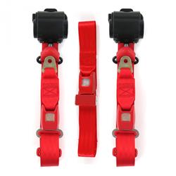 SafeTBoy 3-Point Retractable Push Button Buckle Lap Belts STBD004D