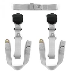 SafeTBoy 3-Point Retractable Push Button Buckle Lap Belts STBD0214