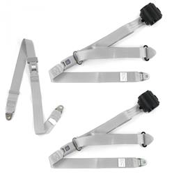 SafeTBoy 3-Point Retractable Push Button Buckle Lap Belts STBD012C