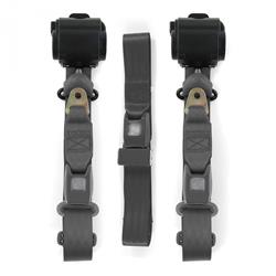 SafeTBoy 3-Point Retractable Push Button Buckle Lap Belts STBD0337