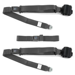 SafeTBoy 3-Point Retractable Push Button Buckle Lap Belts STBD0285