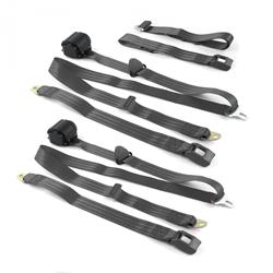 SafeTBoy 3-Point Retractable Push Button Buckle Lap Belts for 1928-1931 MODEL A - STBD0275