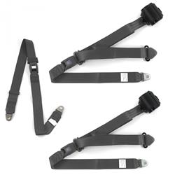 SafeTBoy 3-Point Retractable Push Button Buckle Lap Belts STBD0289