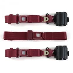 SafeTBoy 3-Point Retractable Push Button Buckle Lap Belts STBD038B