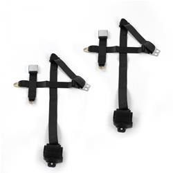 SafeTBoy 3-Point Retractable Airplane Buckle Lap Belts STBD04AA