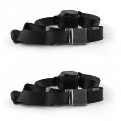 SafeTBoy 3-Point Retractable Airplane Buckle Lap Belts for 1964-1966 MUSTANG - STBD04C8