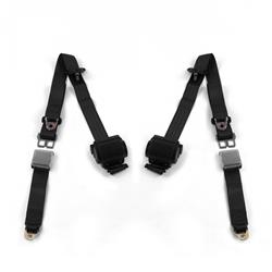SafeTBoy 3-Point Retractable Airplane Buckle Lap Belts STBD055E