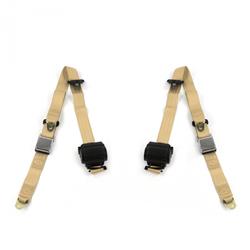 SafeTBoy 3-Point Retractable Airplane Buckle Lap Belts STBD05AF