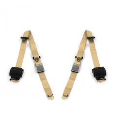 SafeTBoy 3-Point Retractable Airplane Buckle Lap Belts STBD0630