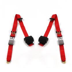 SafeTBoy 3-Point Retractable Airplane Buckle Lap Belts for 1967-1970 MUSTANG - STBD0714