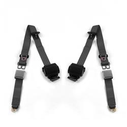 SafeTBoy 3-Point Retractable Airplane Buckle Lap Belts STBD0970