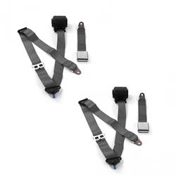 SafeTBoy 3-Point Retractable Airplane Buckle Lap Belts STBD09A5