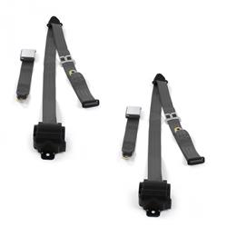 SafeTBoy 3-Point Retractable Airplane Buckle Lap Belts STBD09E1