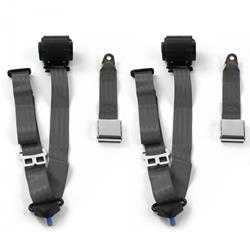 SafeTBoy 3-Point Retractable Airplane Buckle Lap Belts STBD0A2A