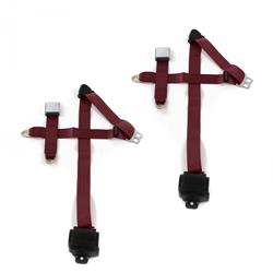 SafeTBoy 3-Point Retractable Airplane Buckle Lap Belts for 1928-1931 MODEL A - STBD0A87