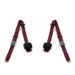 SafeTBoy 3-Point Retractable Airplane Buckle Lap Belts STBD0B4B