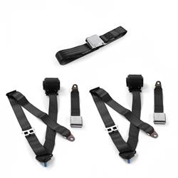 SafeTBoy 3-Point Retractable Airplane Buckle Lap Belts for 1968-1970 AMX, 1968-1974 JAVELIN - STBD0C5D