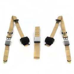 SafeTBoy 3-Point Retractable Airplane Buckle Lap Belts for 1928-1931 MODEL A - STBD0CD6
