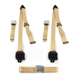 SafeTBoy 3-Point Retractable Airplane Buckle Lap Belts for 1961-1966 THUNDERBIRD - STBD0D27