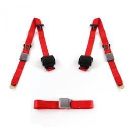 SafeTBoy 3-Point Retractable Airplane Buckle Lap Belts STBD0E33