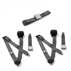 SafeTBoy 3-Point Retractable Airplane Buckle Lap Belts for 1967-1970 REBEL - STBD1198