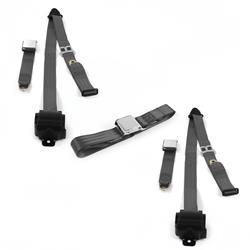 SafeTBoy 3-Point Retractable Airplane Buckle Lap Belts STBD11F2