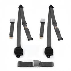 SafeTBoy 3-Point Retractable Airplane Buckle Lap Belts for 1966-1973 SQUAREBACK - STBD11F8