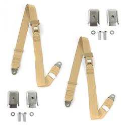 SafeTBoy 2-Point Push Button Buckle Lap Belts for 1984-2001 CHEROKEE - STBD469B