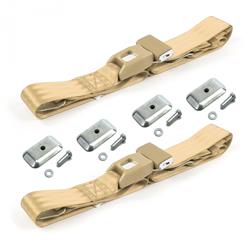 SafeTBoy 2-Point Push Button Buckle Lap Belts for 1979-1986 CAPRI, 1979-1993 MUSTANG - STBD12B5