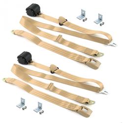 SafeTBoy 2-Point Push Button Buckle Lap Belts STBD12C7