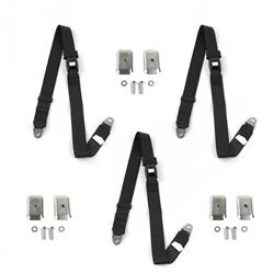 SafeTBoy 2-Point Push Button Buckle Lap Belts STBD140C